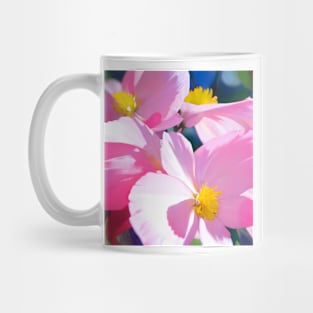 Pink Begonia Blossoms Mug